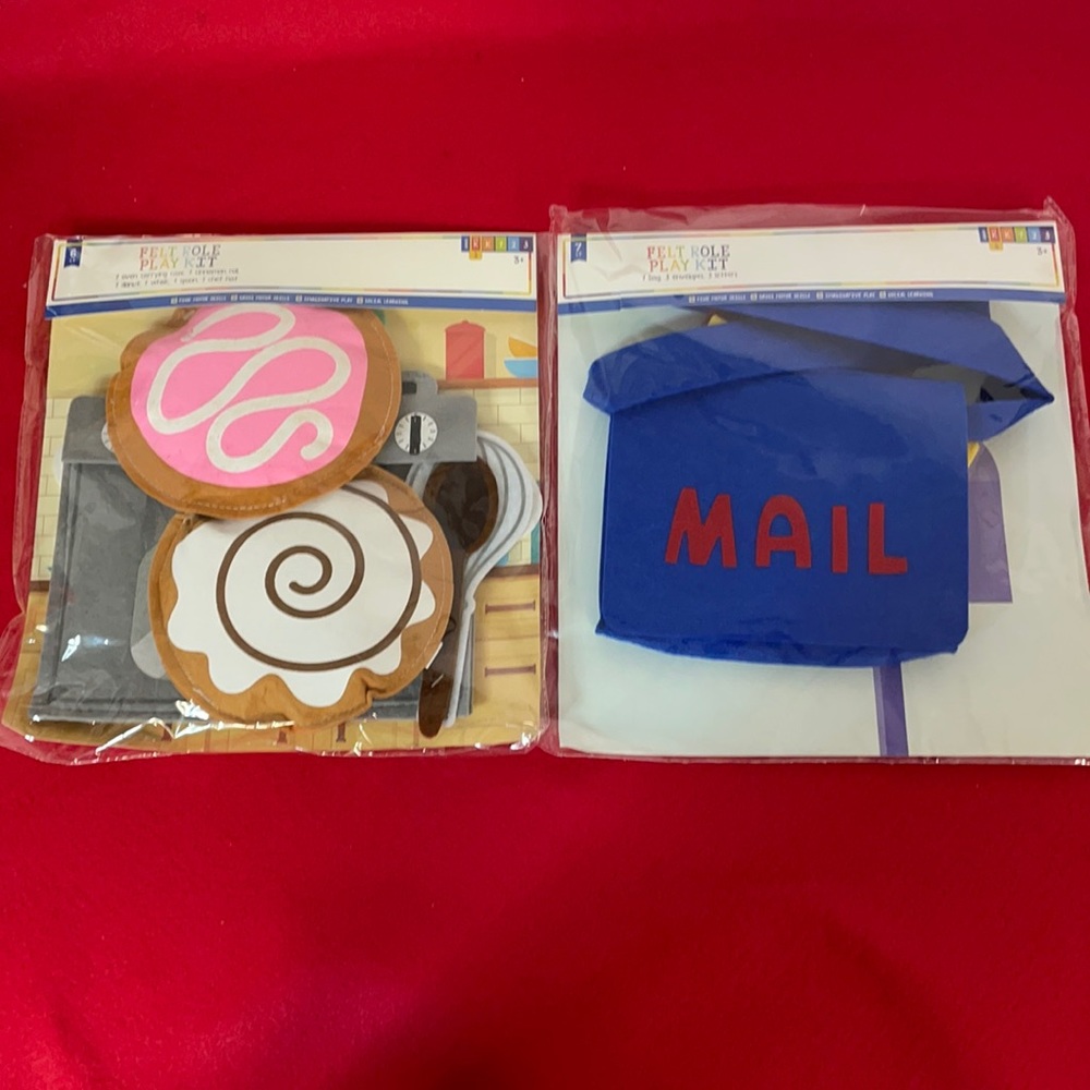Horizon Felt Role lot of 2 Play kits Mail ChefCook